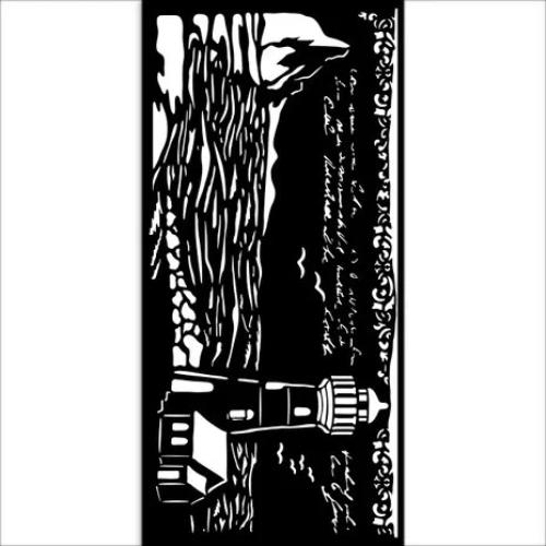 Stamperia Silent Sea Thick Stencil Assortment (8pcs) (KSTDX01)