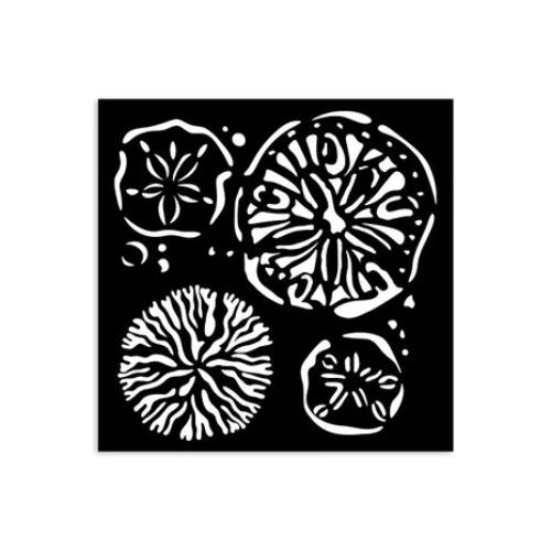Stamperia Silent Sea Thick Stencil Assortment (8pcs) (KSTDX01)