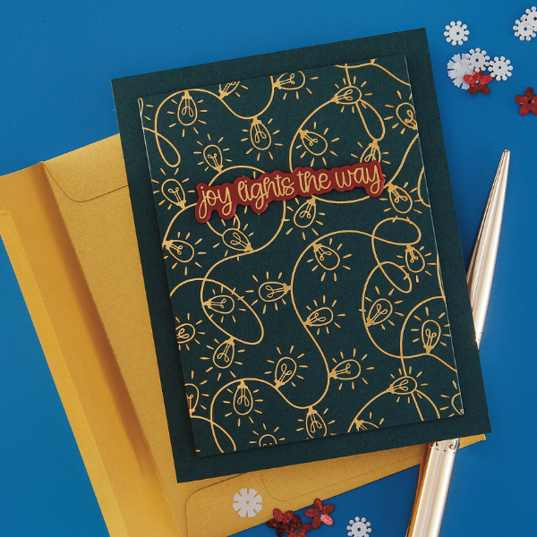 Spellbinders Exclusive Twinkle Tidings Press Plate & Die Set and Stencil Bundle - BetterPress Society October 2025