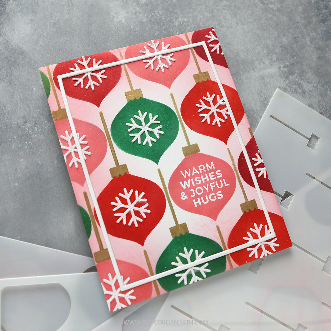 Concord & 9th Kristina Werner Ornaments Stencil Pack (6 qty; 6 x 9)