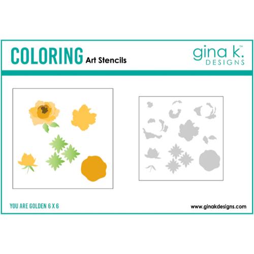 Gina K Designs STENCIL- You Are Golden