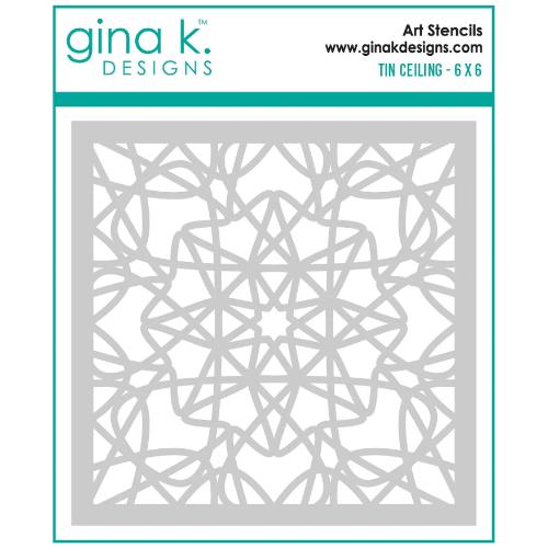 Gina K Designs STENCIL- Tin Ceiling