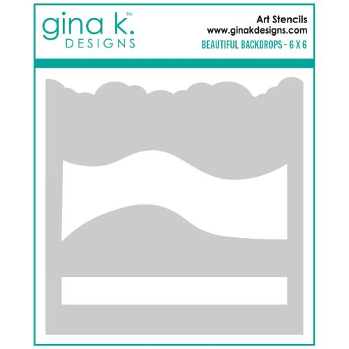 Gina K Designs STENCIL- Beautiful Backdrops