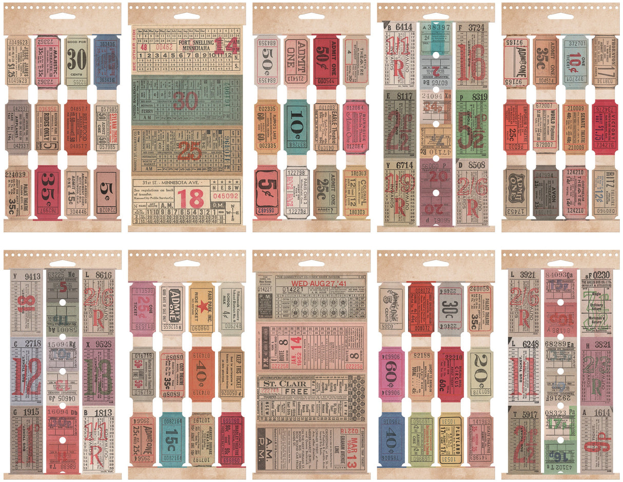 Idea-ology Tim Holtz Ticket Book (TH94036)