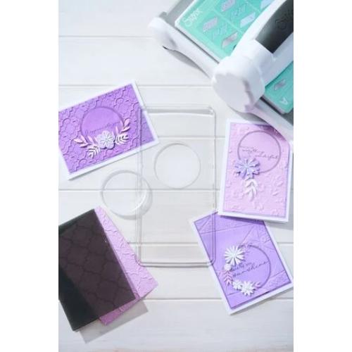 Sizzix Dimensional Diffuser Accessory By Stacey Park Circle Plate And Insert