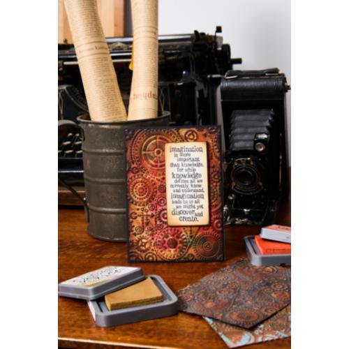 Sizzix Multi-Level Textured Impressions by Tim Holtz Vault Gears (666866)