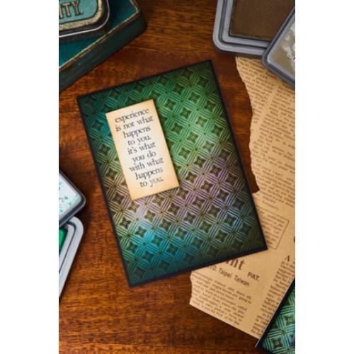 Sizzix Multi-Level Textured Impressions by Tim Holtz Vault Diamonds (666867)