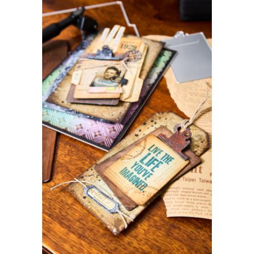 Sizzix Multi-Level Textured Impressions by Tim Holtz Vault Diamonds (666867)