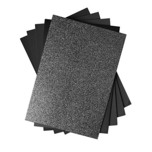 Sizzix Surfacez Opulent Cardstock A4 Black (5x10pcs) (666864)