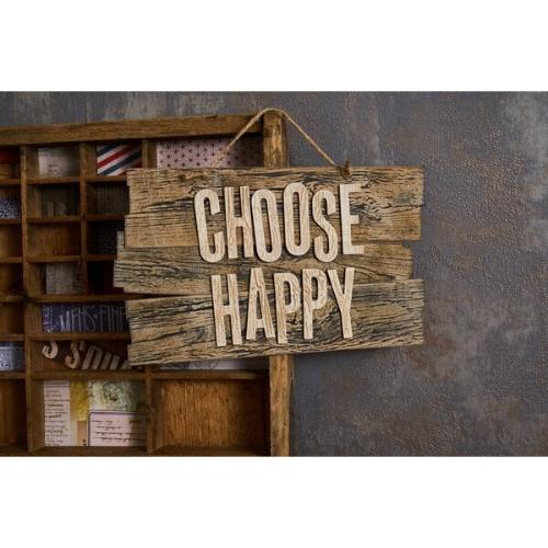 Sizzix 3D Texture Fades by Tim Holtz A5 Lumber Large (666884)