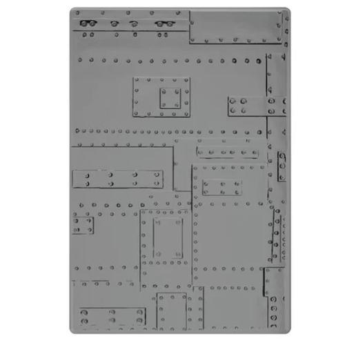 Sizzix 3D Texture Fades by Tim Holtz A5 Foundry Large (666887)
