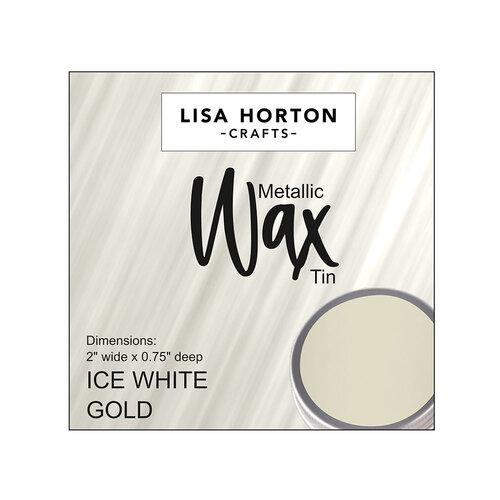 Lisa Horton Crafts Water Based Wax Tin - Ice White Gold #2