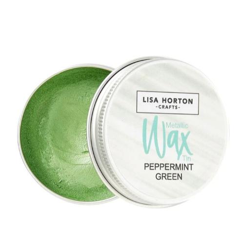 Lisa Horton Crafts Water Based Wax Tin - Peppermint Green #355