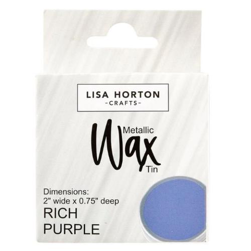 Lisa Horton Crafts Water Based Wax Tin - Rich Purple #266