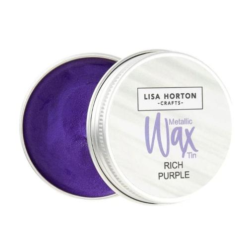 Lisa Horton Crafts Water Based Wax Tin - Rich Purple #266