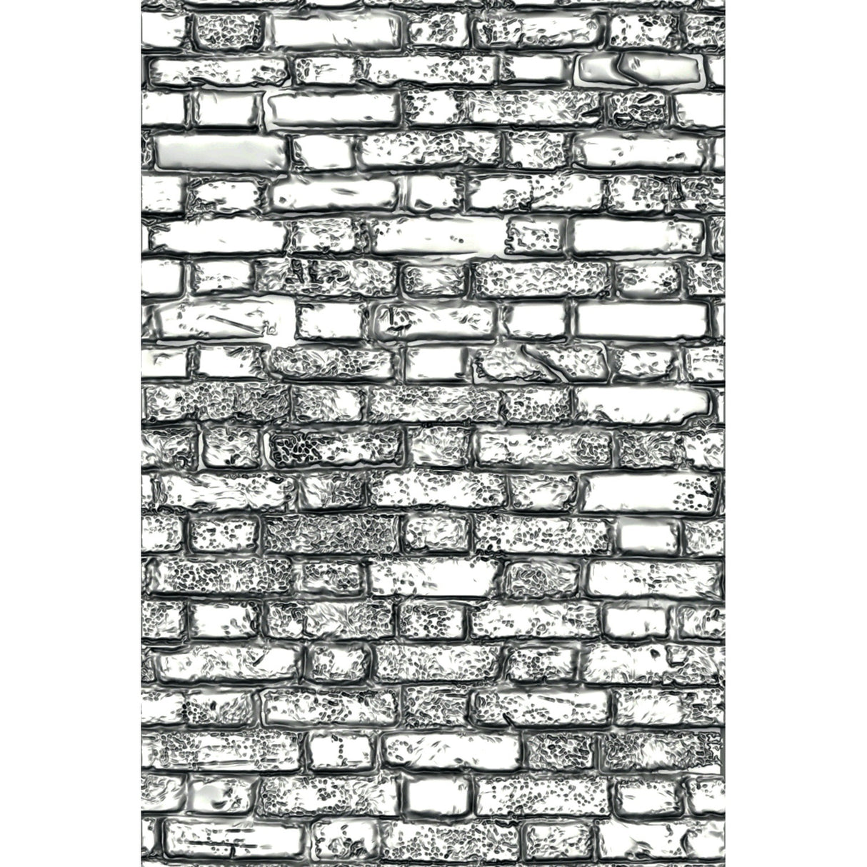 Sizzix 3D Texture Fades Embossing Folder By Tim Holtz Mini Brickwork