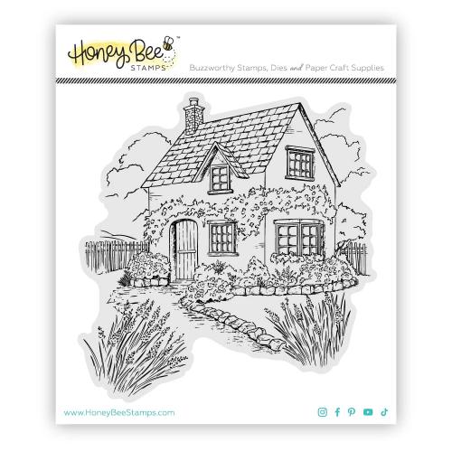 Honey Bee Stamps English Cottage - 4-1/4"x5" Rubber Cling Stamp