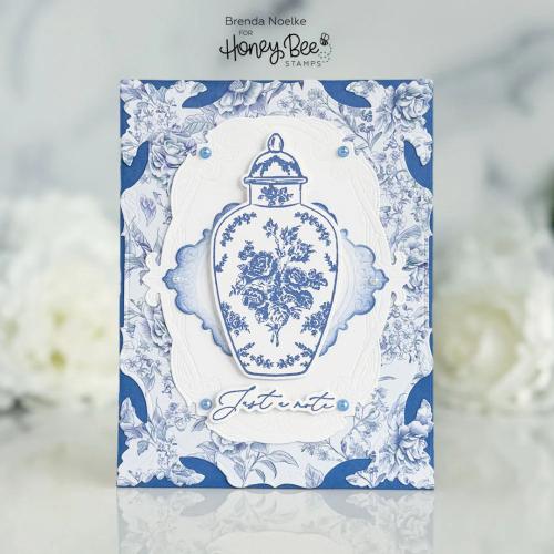 Honey Bee Stamps Cottage Countryside Paper Pad 6x8.5 - 24 Double Sided Sheets