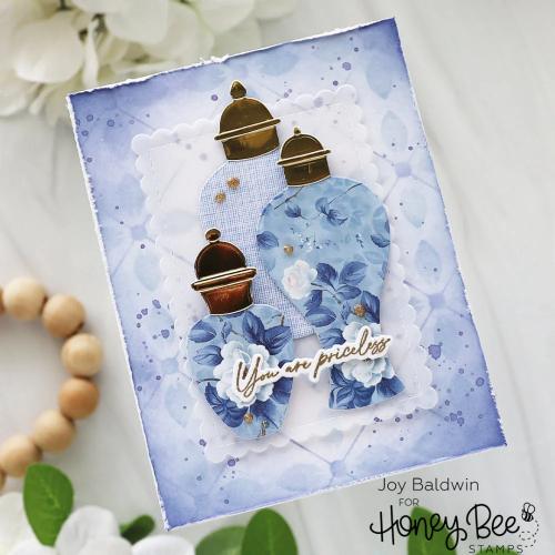 Honey Bee Stamps Ginger Jars - Lovely Layers Honey Cuts