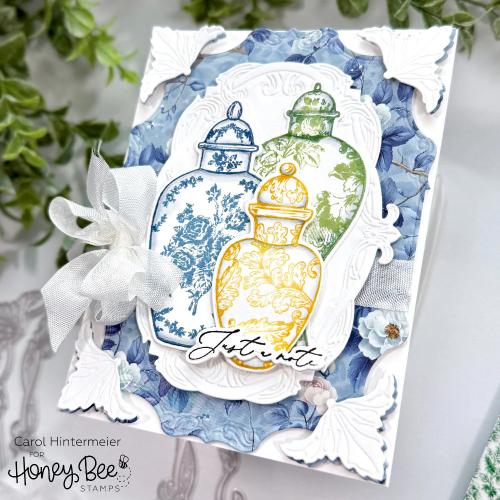 Honey Bee Stamps Ginger Jars - Lovely Layers Honey Cuts
