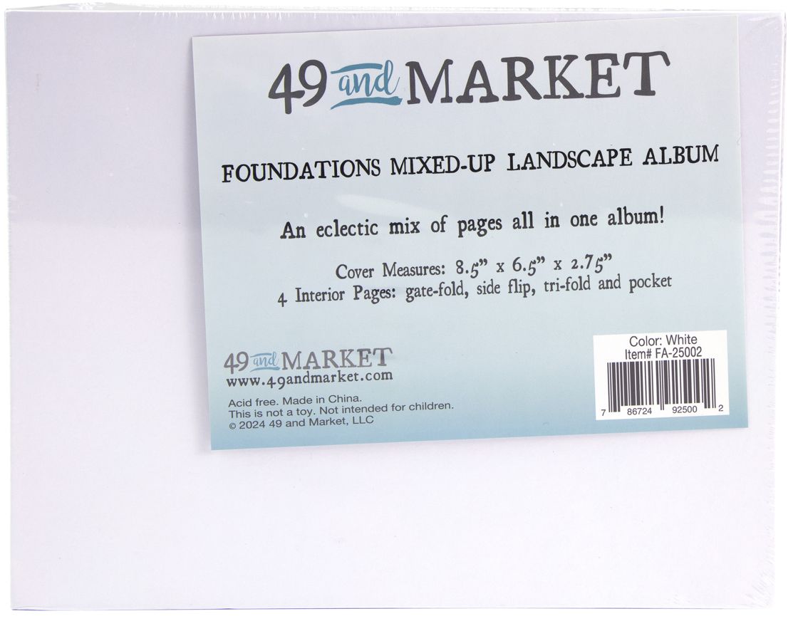 49 & Market Foundations Mixed Up Album White