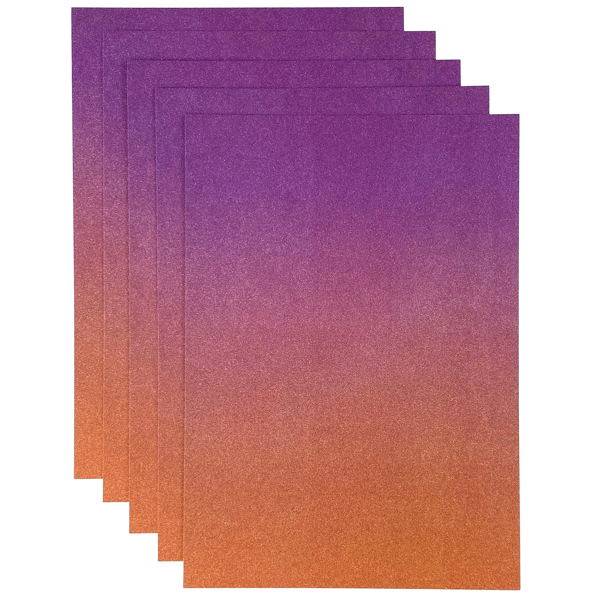 Craft Perfect Ombre Glitter Cardstock 8.5"X11" Arabian Nights