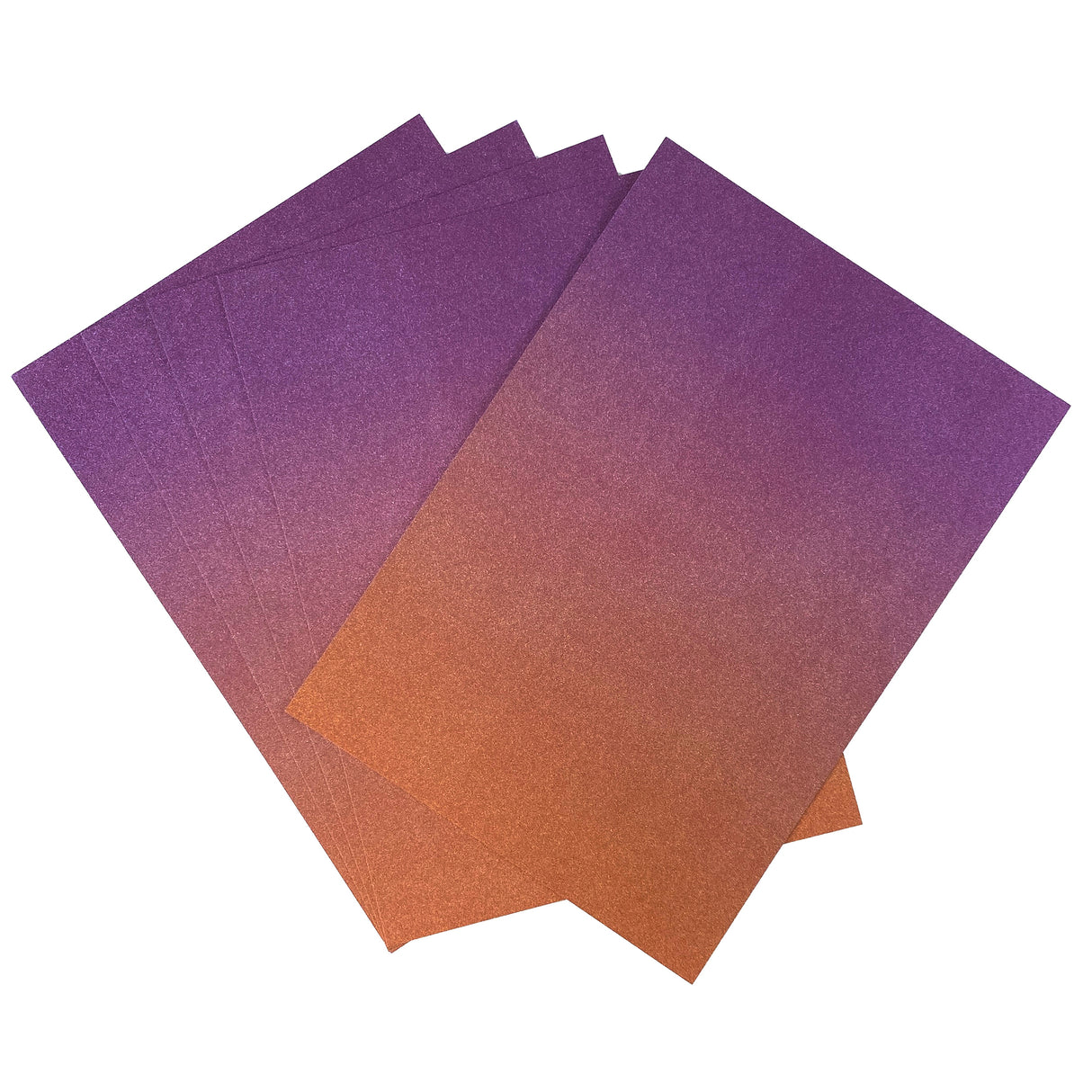 Craft Perfect Ombre Glitter Cardstock 8.5"X11" Arabian Nights