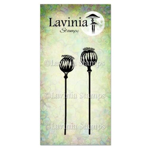 Lavinia Stamp Poppy Pods Stamp LAV116