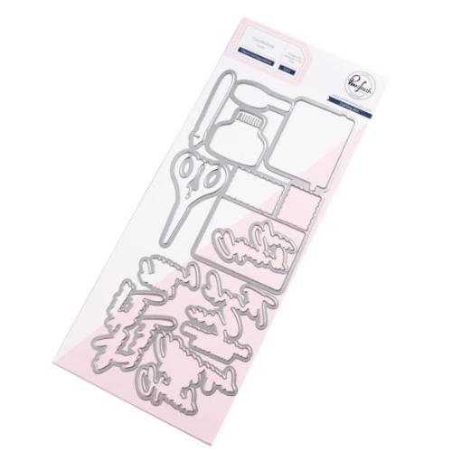 Pinkfresh Studio Classic Correspondence Stamp/ die/ stencil Bundle