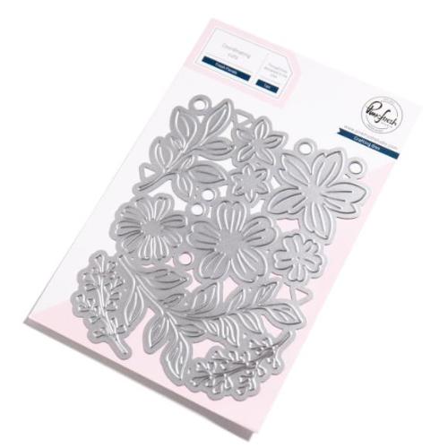 Pinkfresh Studio Fresh Florals stencil/ Die Bundle