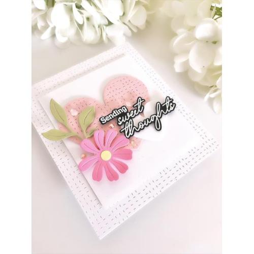 Pinkfresh Studio Radiating Hearts & Stars stencil/Die Bundle