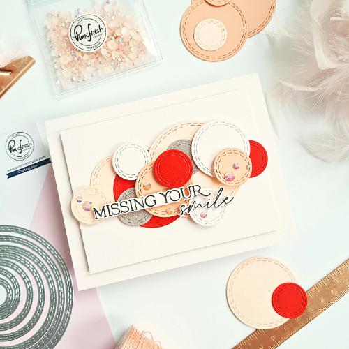 Pinkfresh Studio Plumeria stamp/stencil/die Bundle