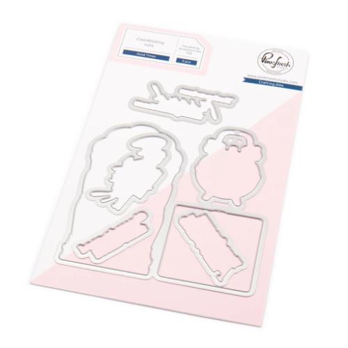 Pinkfresh Studio Good Times stamp/die/stencil/press plate Bundle