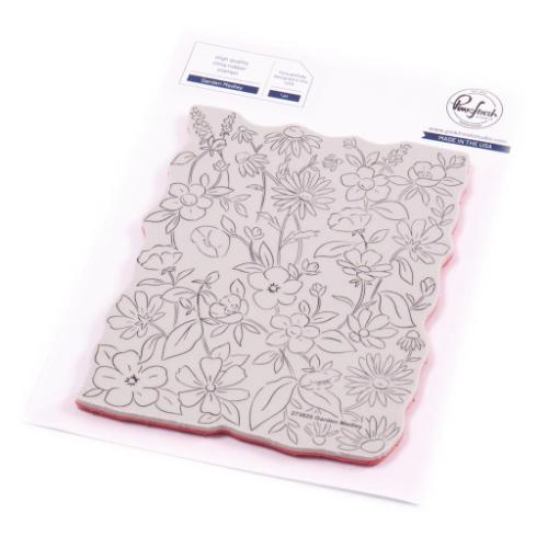 Pinkfresh Studio Garden Medley cling stamp