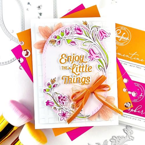 Pinkfresh Studio Essentials: Double Stitched Elongated Oval die