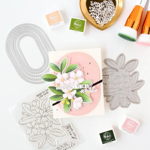 Pinkfresh Studio Essentials: Double Stitched Elongated Oval die