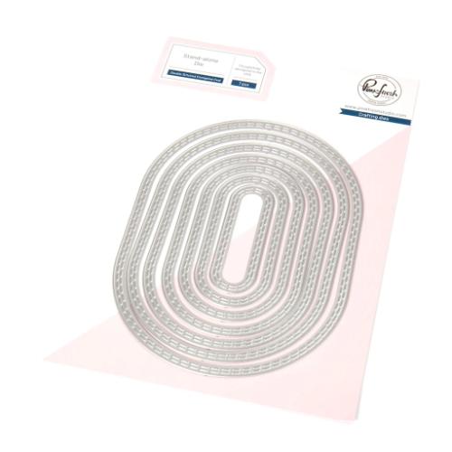 Pinkfresh Studio Essentials: Double Stitched Elongated Oval die