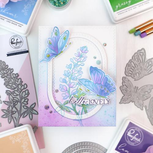 Pinkfresh Studio Bluebonnet Bliss stencil