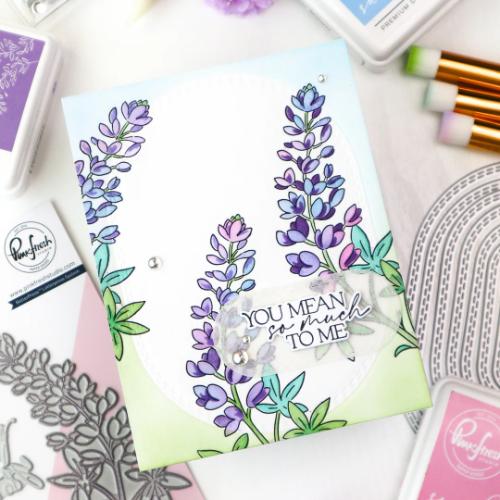 Pinkfresh Studio Bluebonnet Bliss stencil