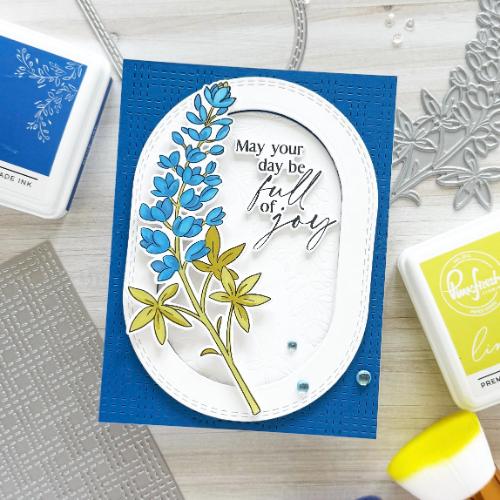 Pinkfresh Studio Bluebonnet Bliss stencil