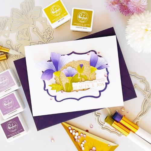 Pinkfresh Studio Petal Perfection stencil/Die Bundle