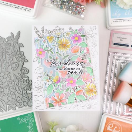 Pinkfresh Studio Sunshine & Smiles stamp / Die Bundle