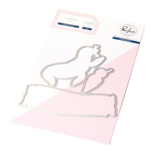 Pinkfresh Studio Seaside Cones stencil/Die Bundle