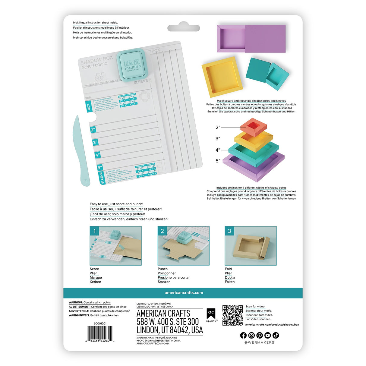 We R Makers Punch Board Shadow Box