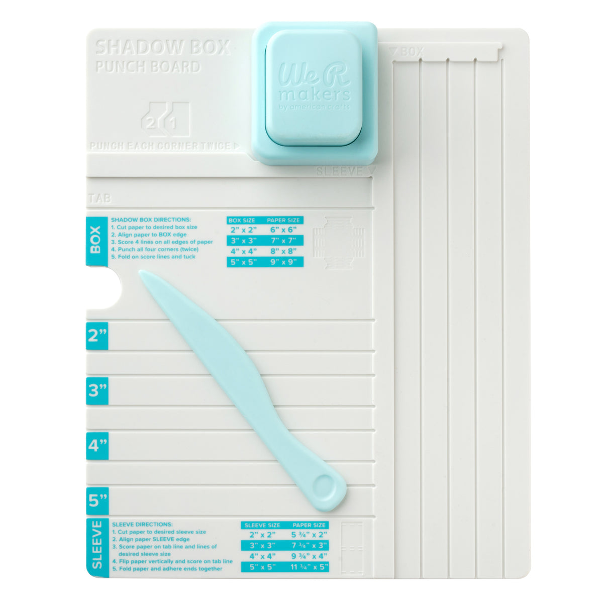 We R Makers Punch Board Shadow Box