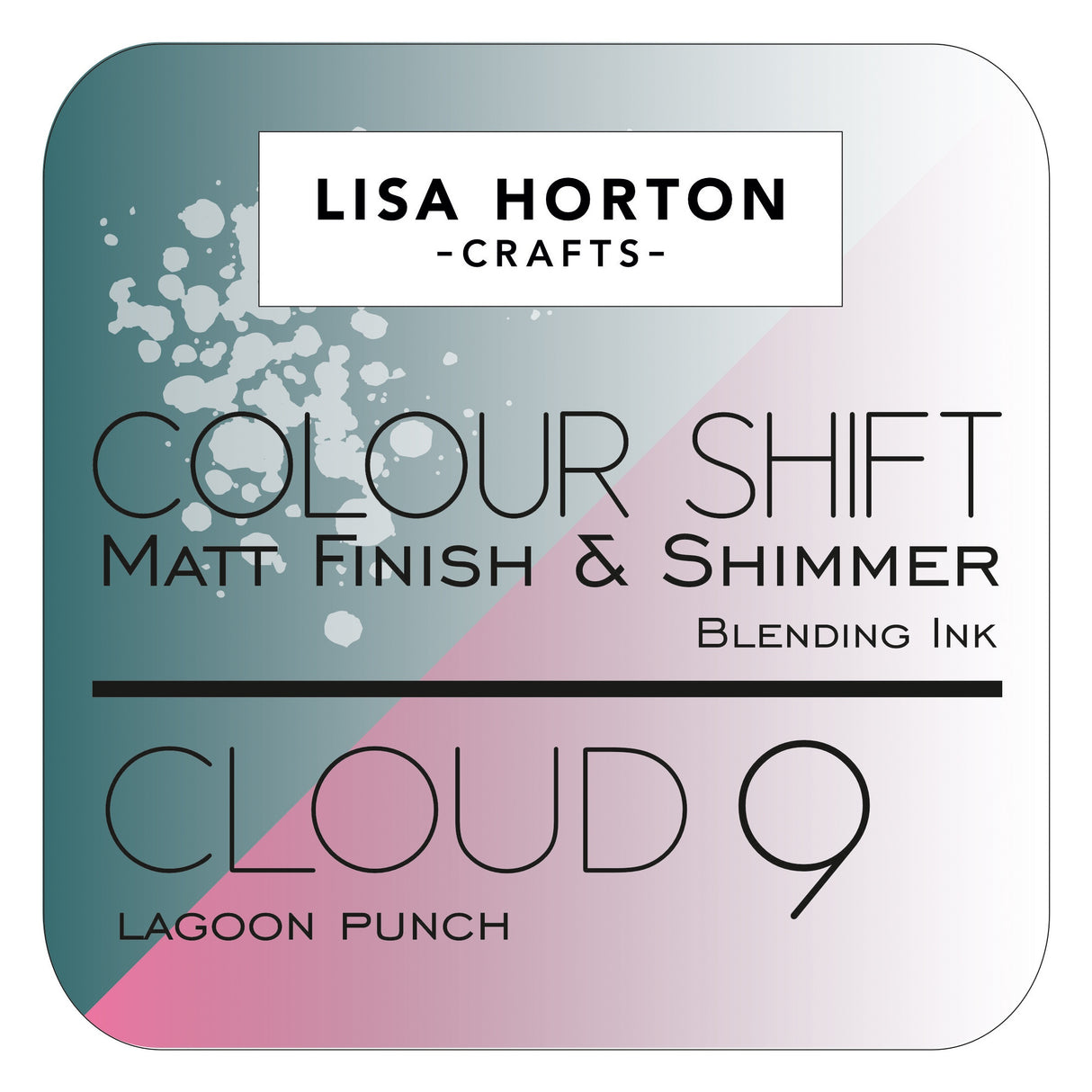 Lisa Horton Crafts Cloud 9 Color Shift Ink Pad Lagoon Punch