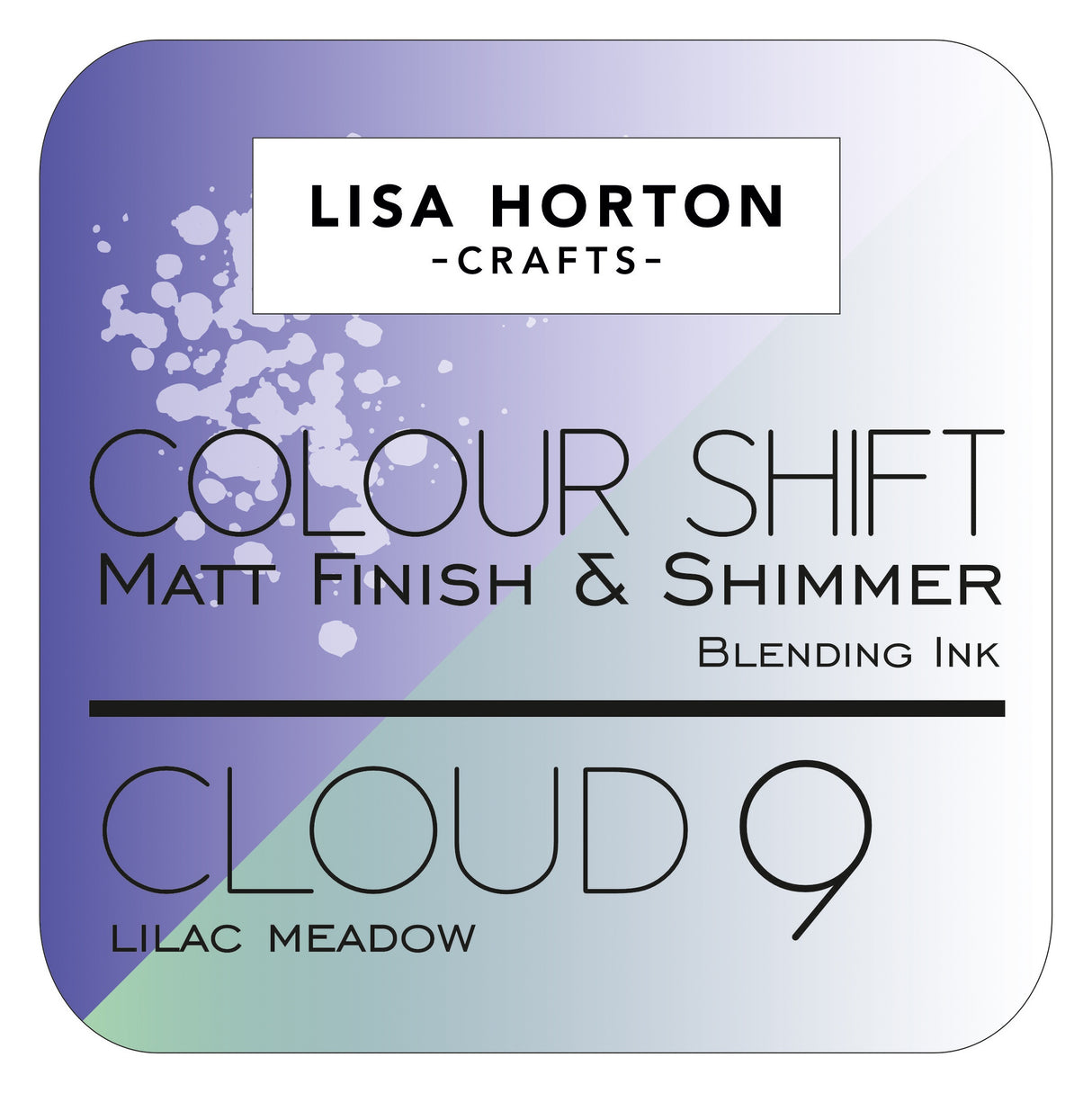 Lisa Horton Crafts Cloud 9 Color Shift Ink Pad Lilac Meadow