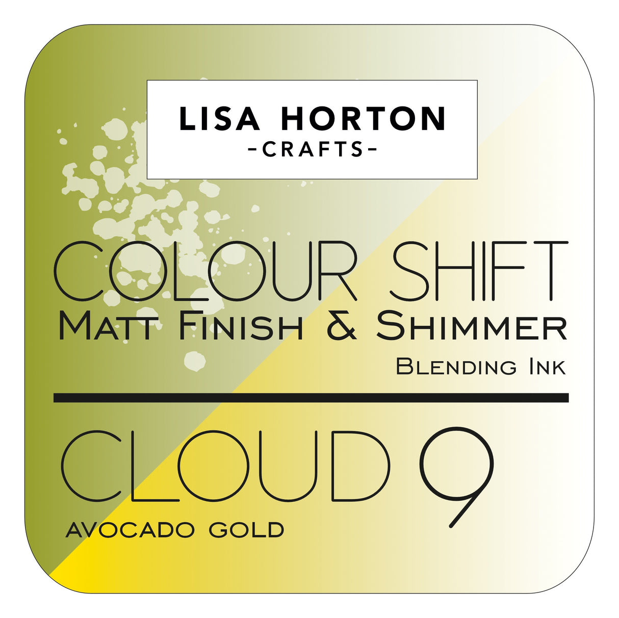 Lisa Horton Crafts Cloud 9 Color Shift Ink Pad Avocado Gold
