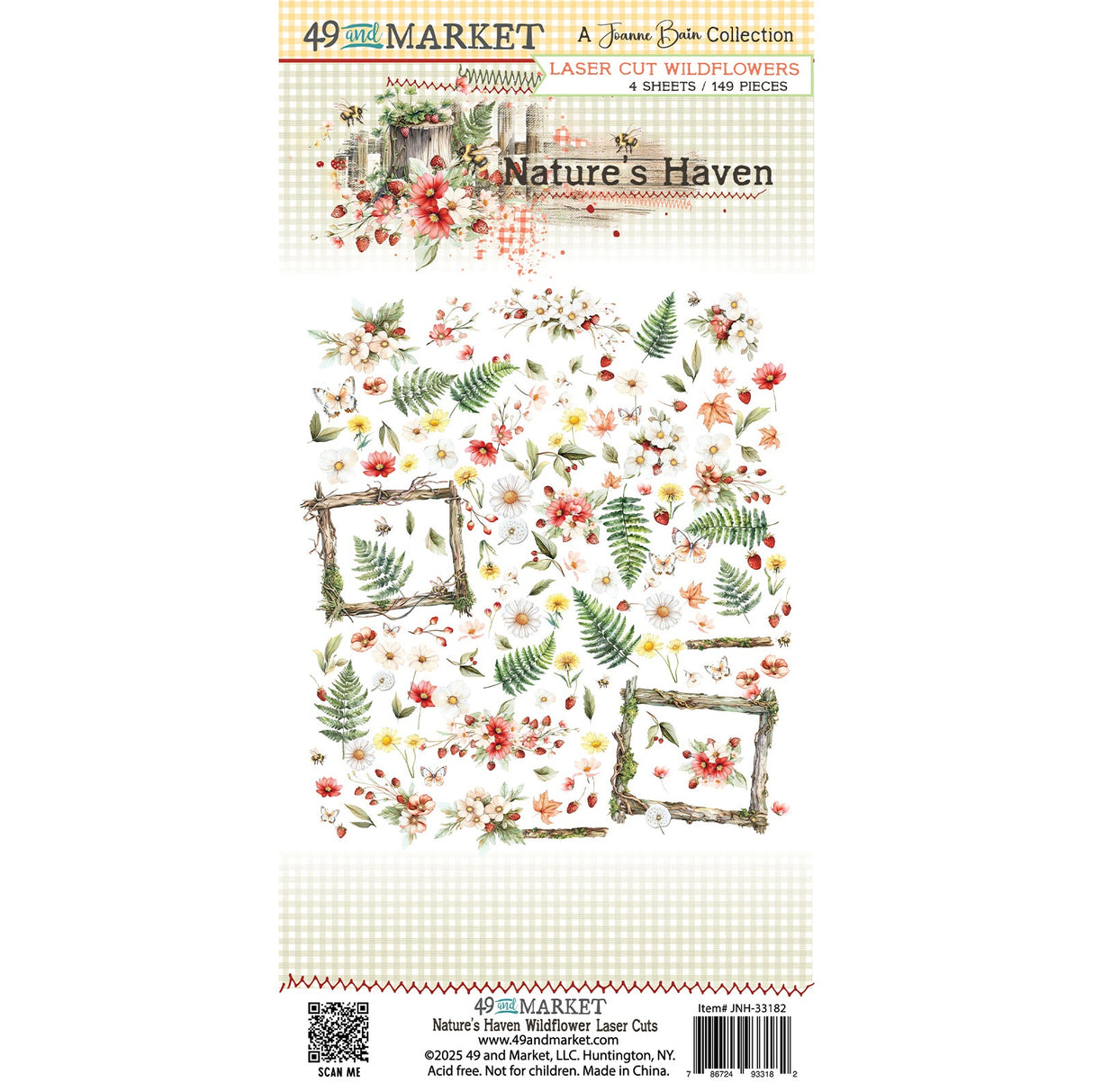 49 And Market Laser Cut Outs Wildflower, Nature's Haven