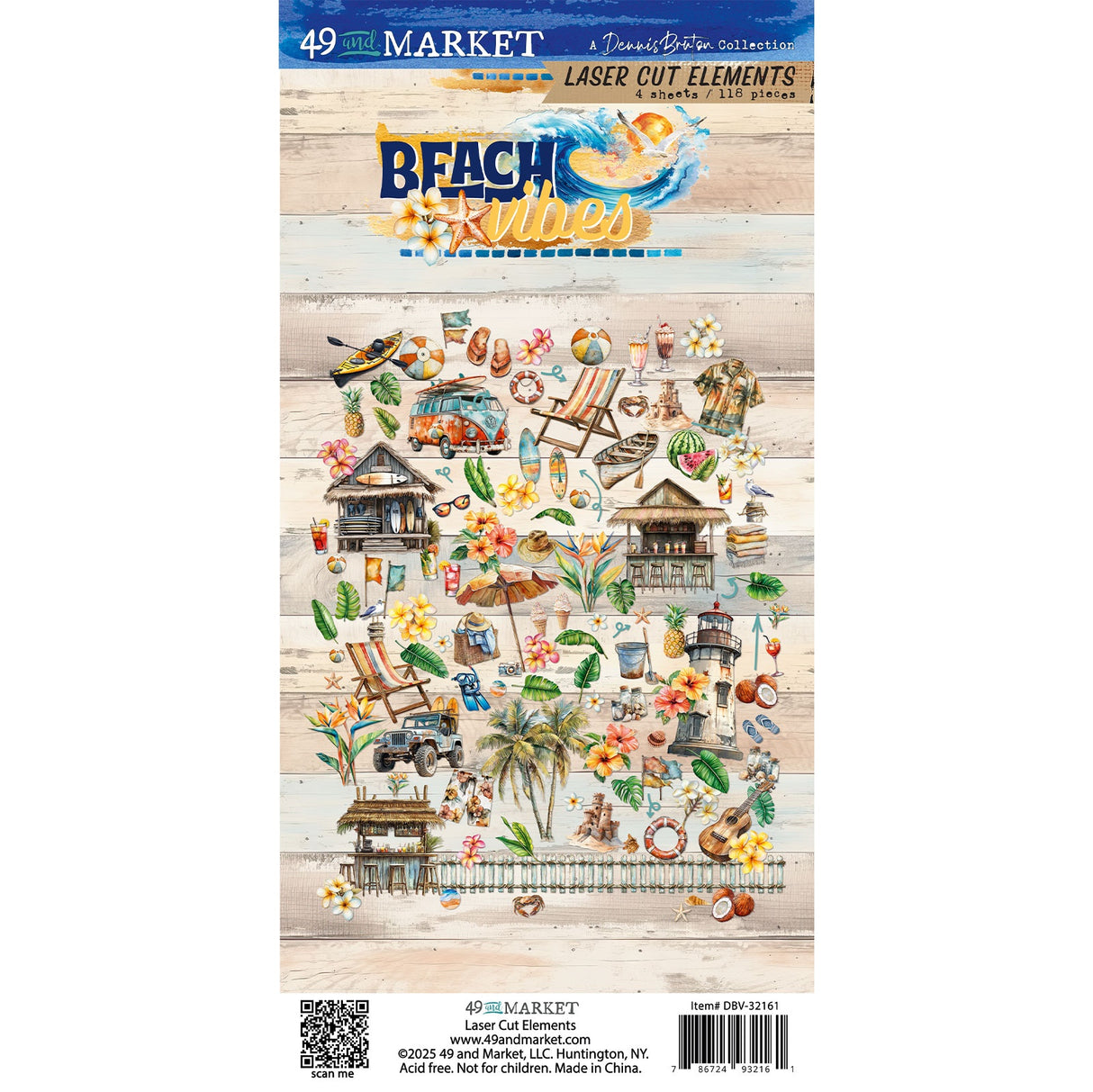 49 And Market Laser Cut Outs Element, Beach Vibes